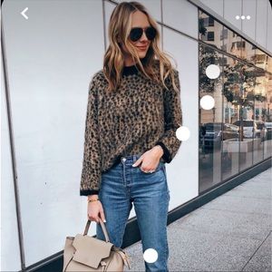& Other Stories Leopard sweater